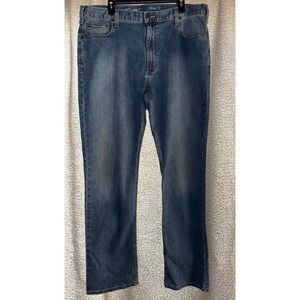 Carhartt Rugged Flex Relaxed Fit Utility Jeans 40x34 Straight Leg Blue Denim